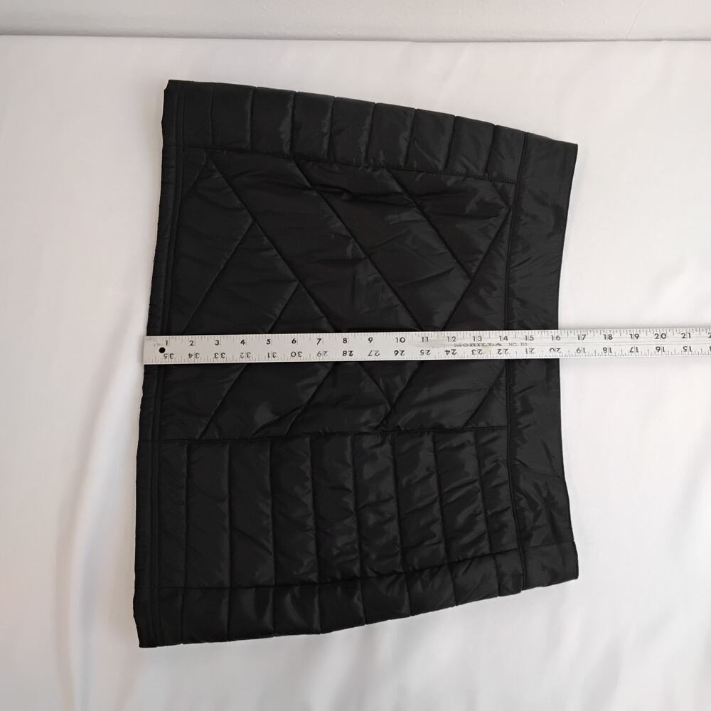 Smartwool Women's Smartloft Puffer Skirt Women's L Black Mini Merino Wool #J5885 - Picture 10 of 10